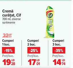 Carrefour Cremă curăţat, Cif Ofertă