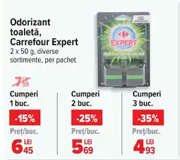 Carrefour Odorizant toaletă, Carrefour Expert Ofertă