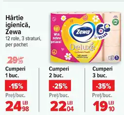Carrefour Hârtie igienică, Zewa Ofertă