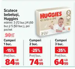 Carrefour Scutece bebeluşi, Huggies Ofertă