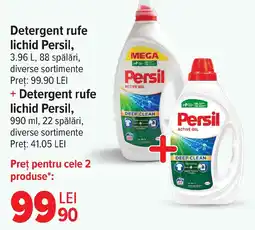 Carrefour Detergent rufe lichid Persil, + Detergent rufe lichid Persil Ofertă