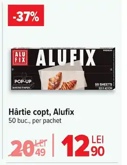 Carrefour Hârtie copt, Alufix Ofertă