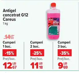 Carrefour Antigel concetrat G12 Careus Ofertă