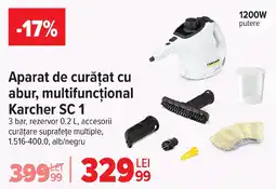 Carrefour Aparat de curățat cu abur, multifuncțional Karcher SC 1 Ofertă