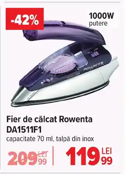 Carrefour Fier de călcat Rowenta DA1511F1 Ofertă