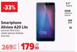 Carrefour Smartphone Allview A20 Lite Ofertă