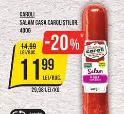 Mega Image CAROLI Salam casa caroliștilor Ofertă