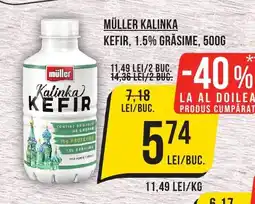 Mega Image Müller Kalinka Kefir Ofertă