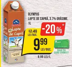 Mega Image OLYMPUS Lapte de capra, 3.7% grăsime Ofertă