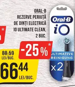 Mega Image ORAL-B Rezerve periuță de dinți electrică IO ultimate clean Ofertă