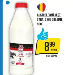Mega Image GUSTURI ROMÂNEŞTI Sana, 3.6% grasime Ofertă