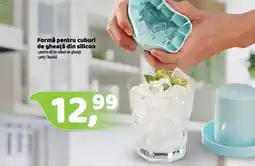 La Doi Pasi Formă pentru cuburi de gheaţă din silicon Ofertă
