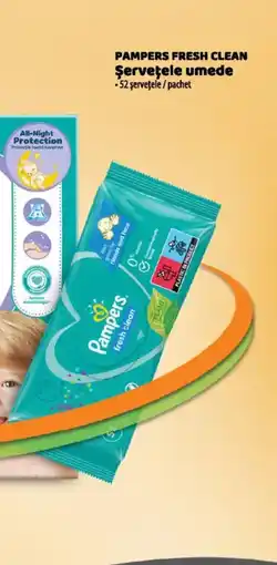 La Doi Pasi PAMPERS FRESH CLEAN Şerveţele umede Ofertă