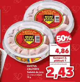Kaufland GUSTUL CALITĂTII Salată de icre Ofertă