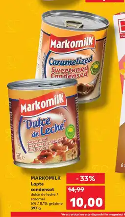 Kaufland MARKOMILK Lapte condensat Ofertă