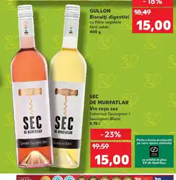 Kaufland SEC DE MURFATLAR Vin rosu sec Ofertă