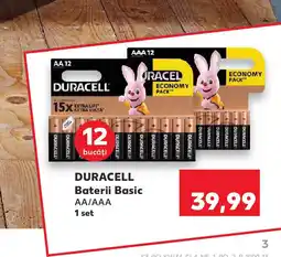 Kaufland DURACELL Baterii Basic Ofertă