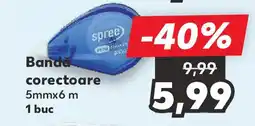 Kaufland Banda corectoare Ofertă
