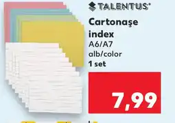 Kaufland TALENTUS Cartonaşe index Ofertă
