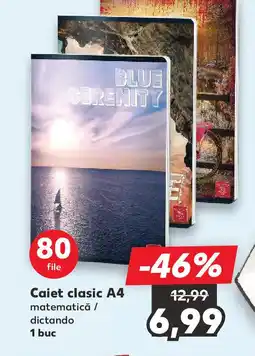 Kaufland Caiet clasic A4 Ofertă