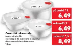 Kaufland Caserolă microunde Ofertă