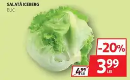 Auchan Salată iceberg buc Ofertă