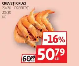 Auchan Creveți cruzi Ofertă