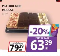 Auchan Platoul mini mousse Ofertă