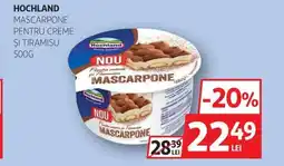 Auchan HOCHLAND Mascarpone pentru creme şi tiramisu Ofertă
