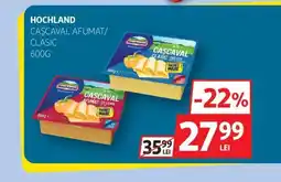 Auchan HOCHLAND Cascaval afumat/ clasic Ofertă
