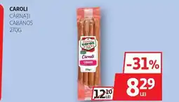Auchan CAROLI Cârnaţi cabanos Ofertă