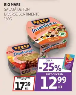 Auchan RIO MARE Salată de ton diverse sortimente Ofertă