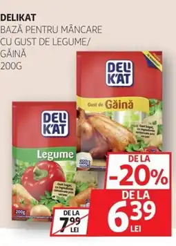 Auchan DELIKAT Bază pentru mâncare cu gust de legume/ găină Ofertă