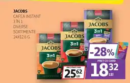 Auchan JACOBS Cafea instant 3in1 original Ofertă