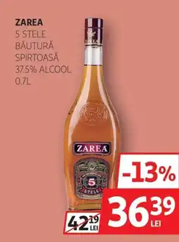 Auchan ZAREA 5 stele băutură spirtoasă 37.5% alcool Ofertă