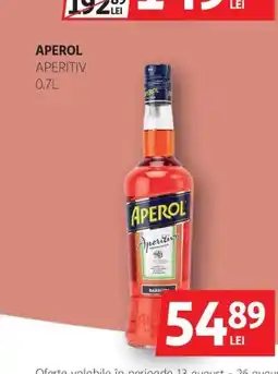 Auchan APEROL Aperitiv Ofertă