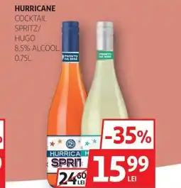 Auchan HURRICANE Cocktail spritz/ hugo 8.5% alcool Ofertă