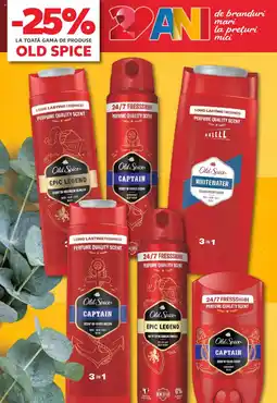 Kaufland La toată gama de produse OLD SPICE Ofertă