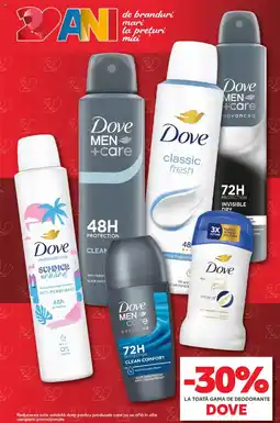 Kaufland La toată gama de deodorante DOVE Ofertă