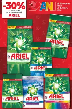 Kaufland La toată gama de detergent pudră ARIEL Ofertă