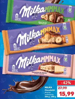 Kaufland MILKA Ciocolată Ofertă