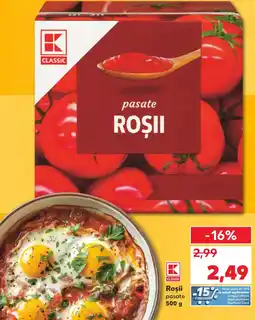 Kaufland Roşii pasate Ofertă