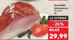 Kaufland Şunculiţă ţărănească afumată Ofertă