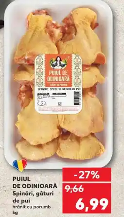 Kaufland PUIUL DE ODINIOARĂ Spinări, gâturi de pui Ofertă