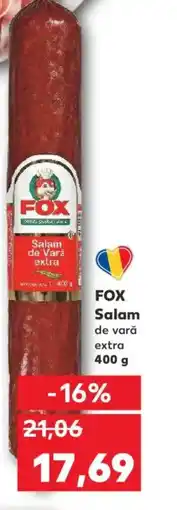 Kaufland FOX Salam Ofertă