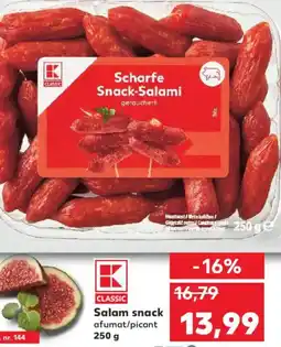 Kaufland Salam snack afumat/picant Ofertă