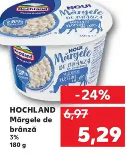 Kaufland HOCHLAND Mărgele de brânză 3% Ofertă