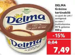 Kaufland DELMA Grăsime tartinabilă Ofertă
