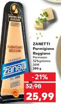 Kaufland ZANETTI Parmigiano Reggiano Ofertă