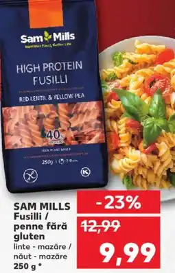 Kaufland SAM MILLS Fusilli / penne fără gluten Ofertă